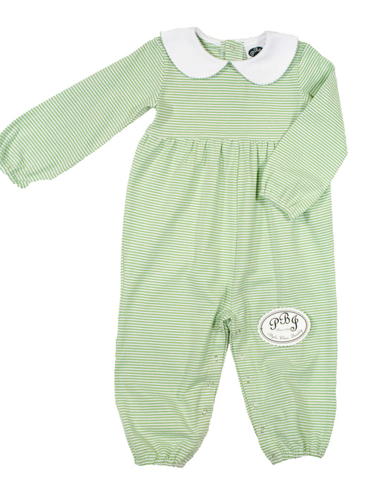 Sage stripes long bubble