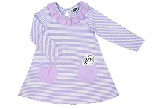 Tone-on-tone dress Lilac*