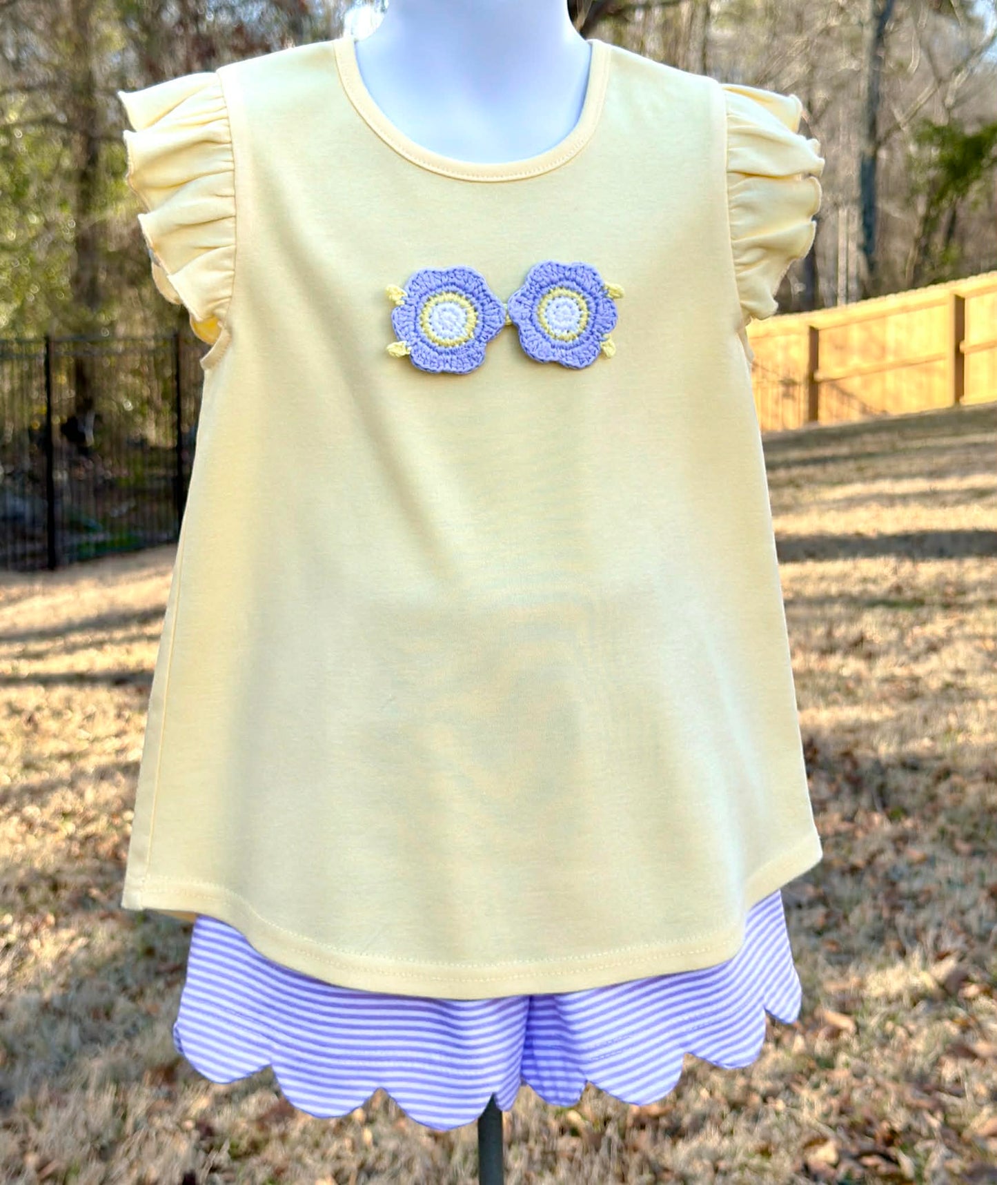 Yellow Flutter Tee