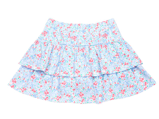 Blue Floral Skort