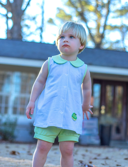 Alex Top Blue Stripes w/ Sorbet