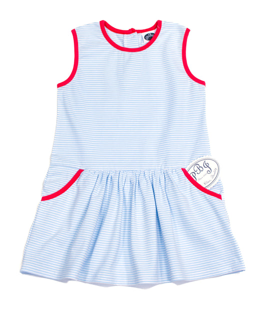 Blue Stripe Blair Dress