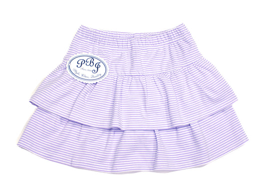 Lilac Stripe Skort