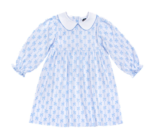 Lizzie Dress - Blue Bows
