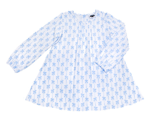 Pintucked Tunics Blue Bows