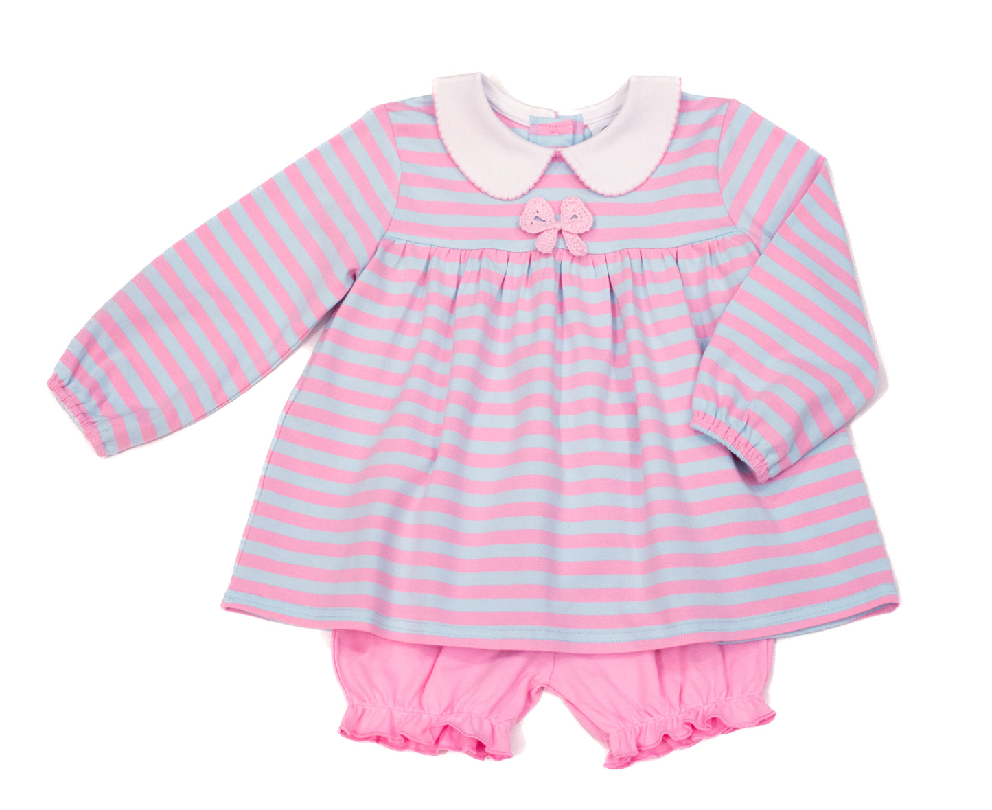 Diaper Top Cotton Candy Stripes