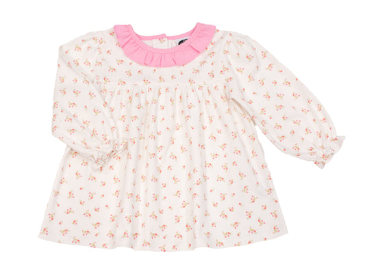 Pink floral Lilly Top