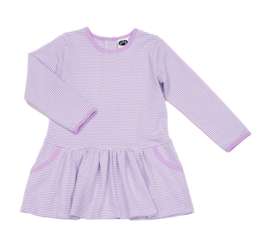 Lilac stripes Blair tunic