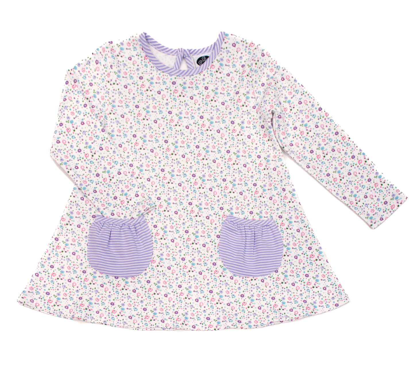 Lilac floral swing tunic - PREORDER*