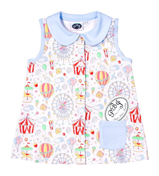 Carnival Print Alex Top - Unisex