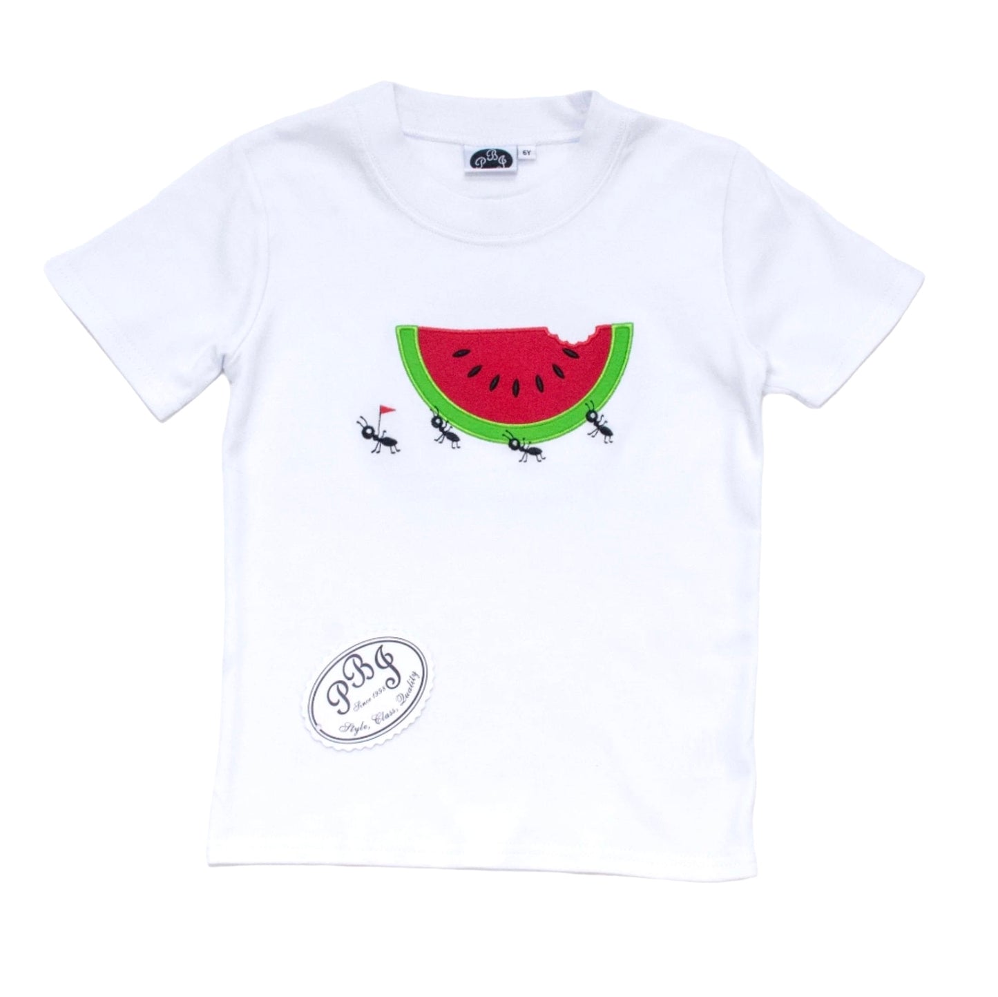 Watermelon Boy Applique t-shirt