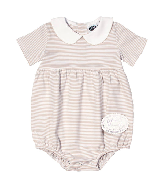 Tan Stripes Charlie SS Bubble