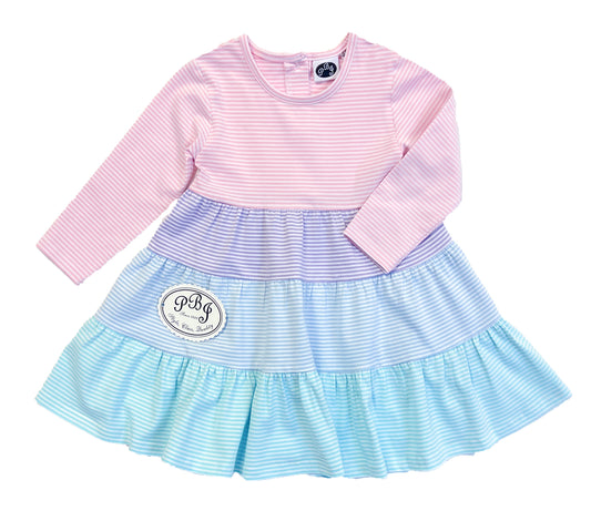 Swirly dress pastel