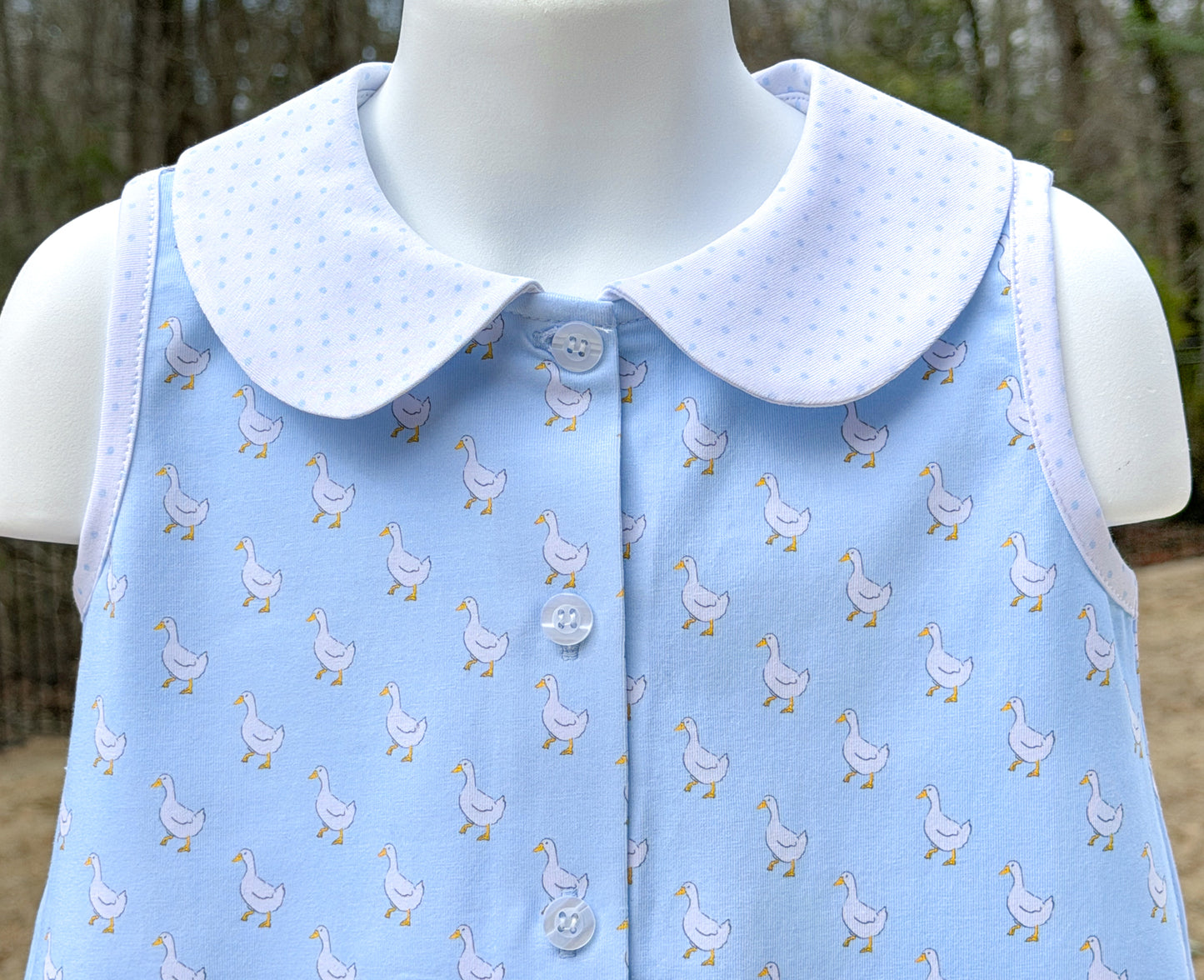 Blue Ducks Alex top w/ Bitty Blue Pocket -PRE-SALE
