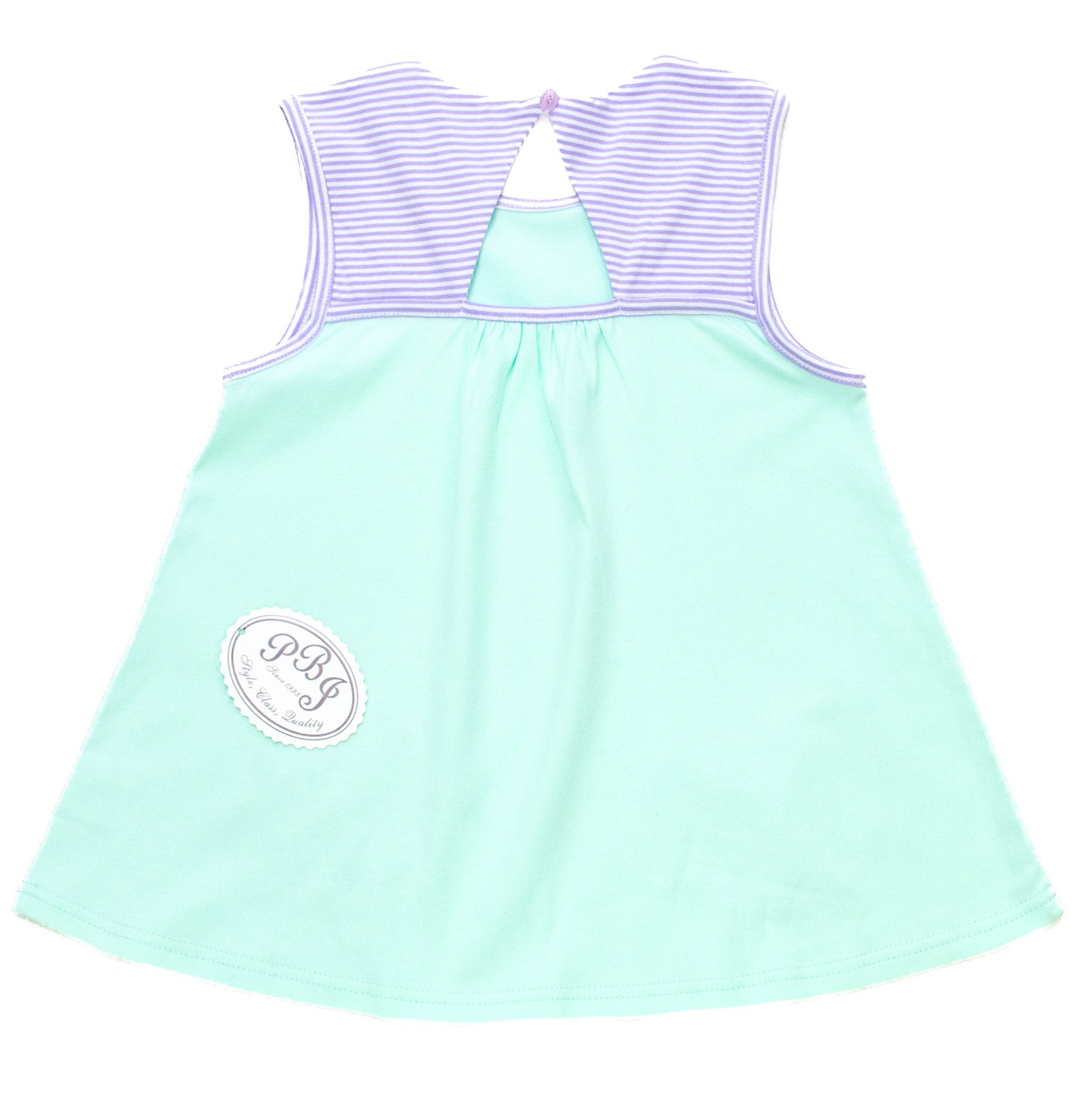 Mint/ Lilac stripes Peppa top