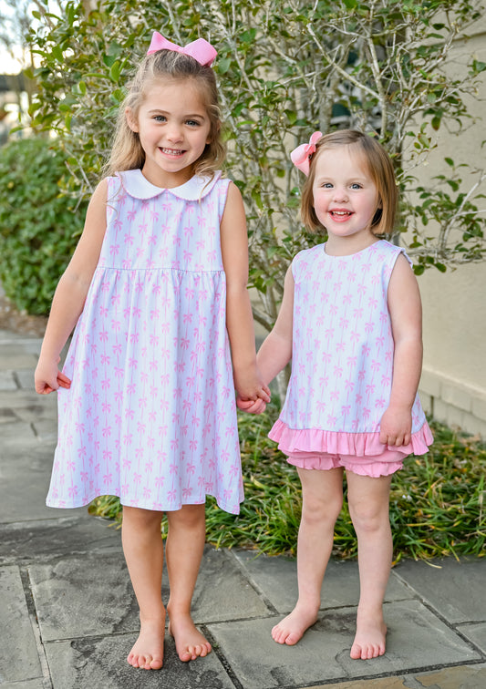 Pink Bow Lizzie Dress