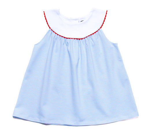 Blue Stripes Helen Top