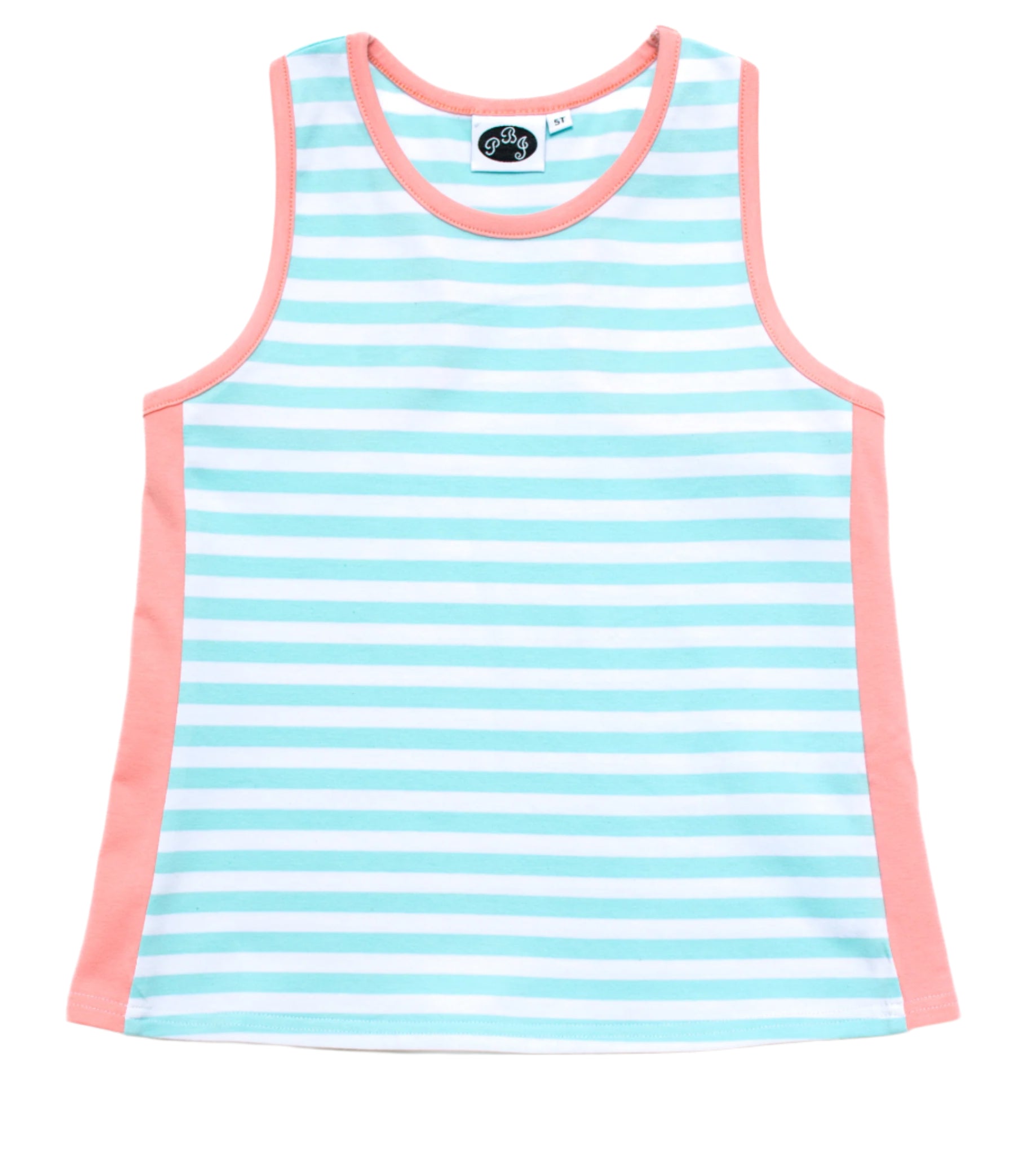 Aqua Stripe Racerback Top – PBJ LLC