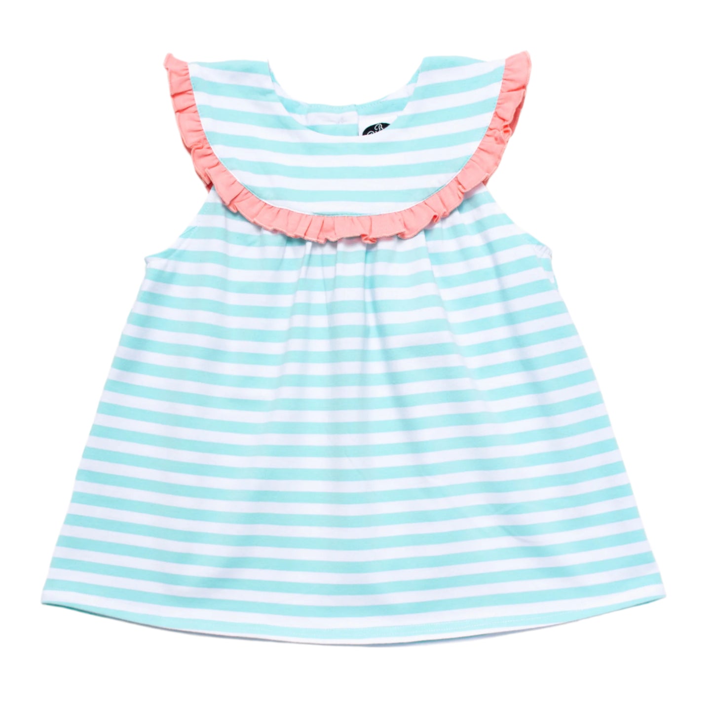 Aqua stripes Helen Top