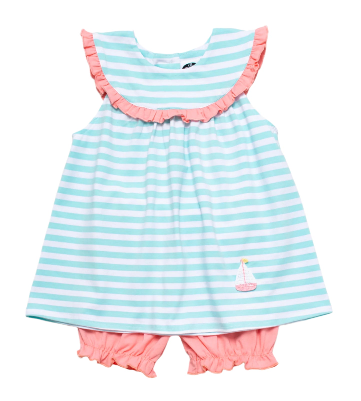 Aqua stripes Helen Top