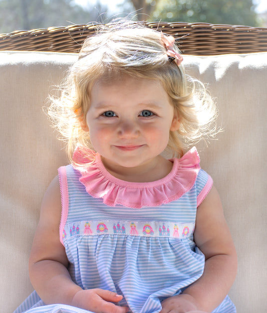 Princess ribbon sleeveless Lilly top