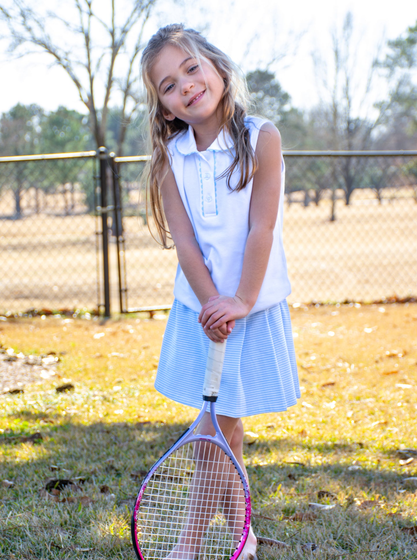 Blue RR Girl Polo