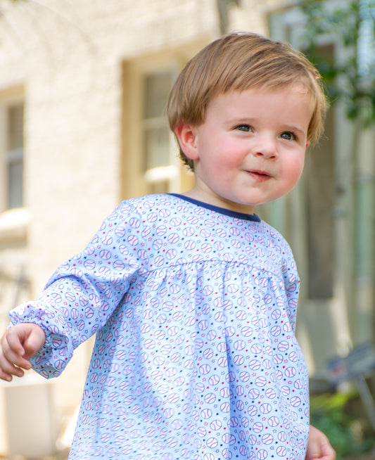 Baseball Noah Top LS Elastic