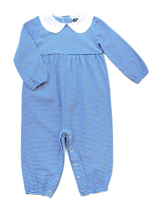 Navy Stripe Long Charlie Bubble