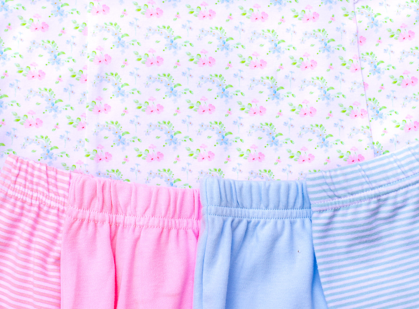 Pink & Blue Floral Evie top - PRE-SALE