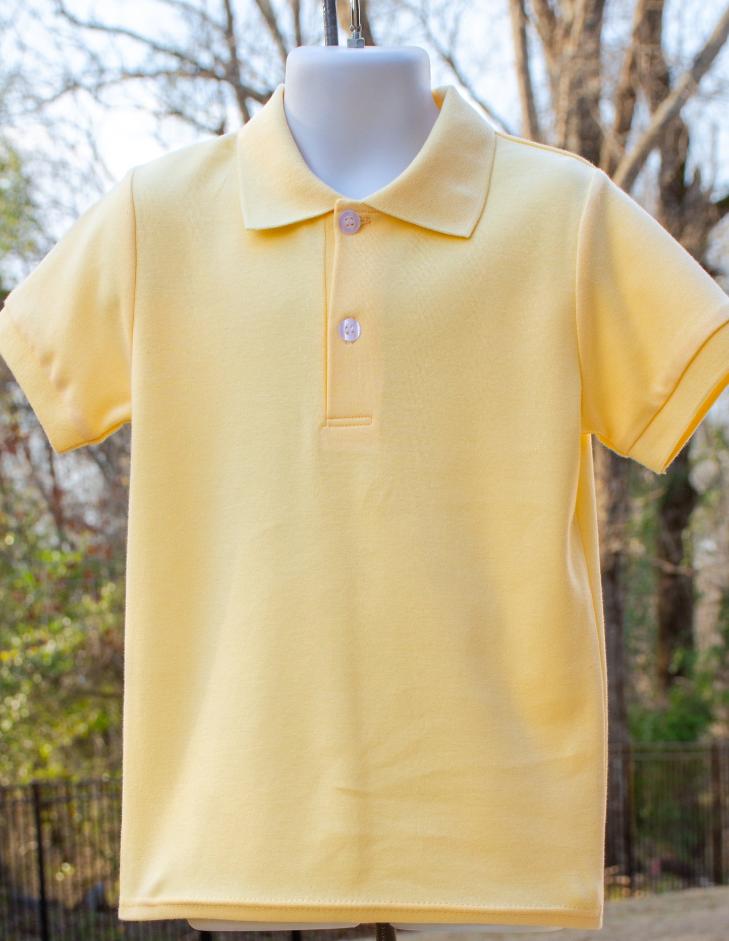 Solid Yellow Polo