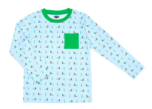 Mallard print Pocket shirt