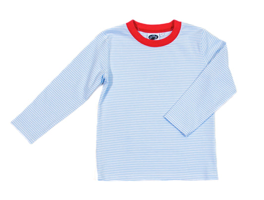 Blue/ red Crewneck