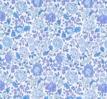 Knit Scalloped Skinny- Periwinkle Floral
