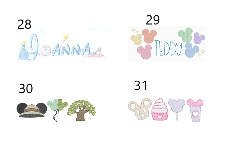 Monogramming designs