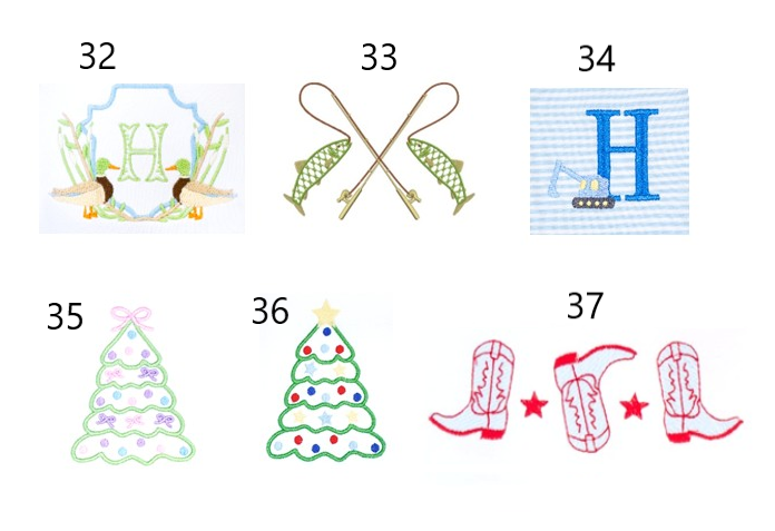 Monogramming designs