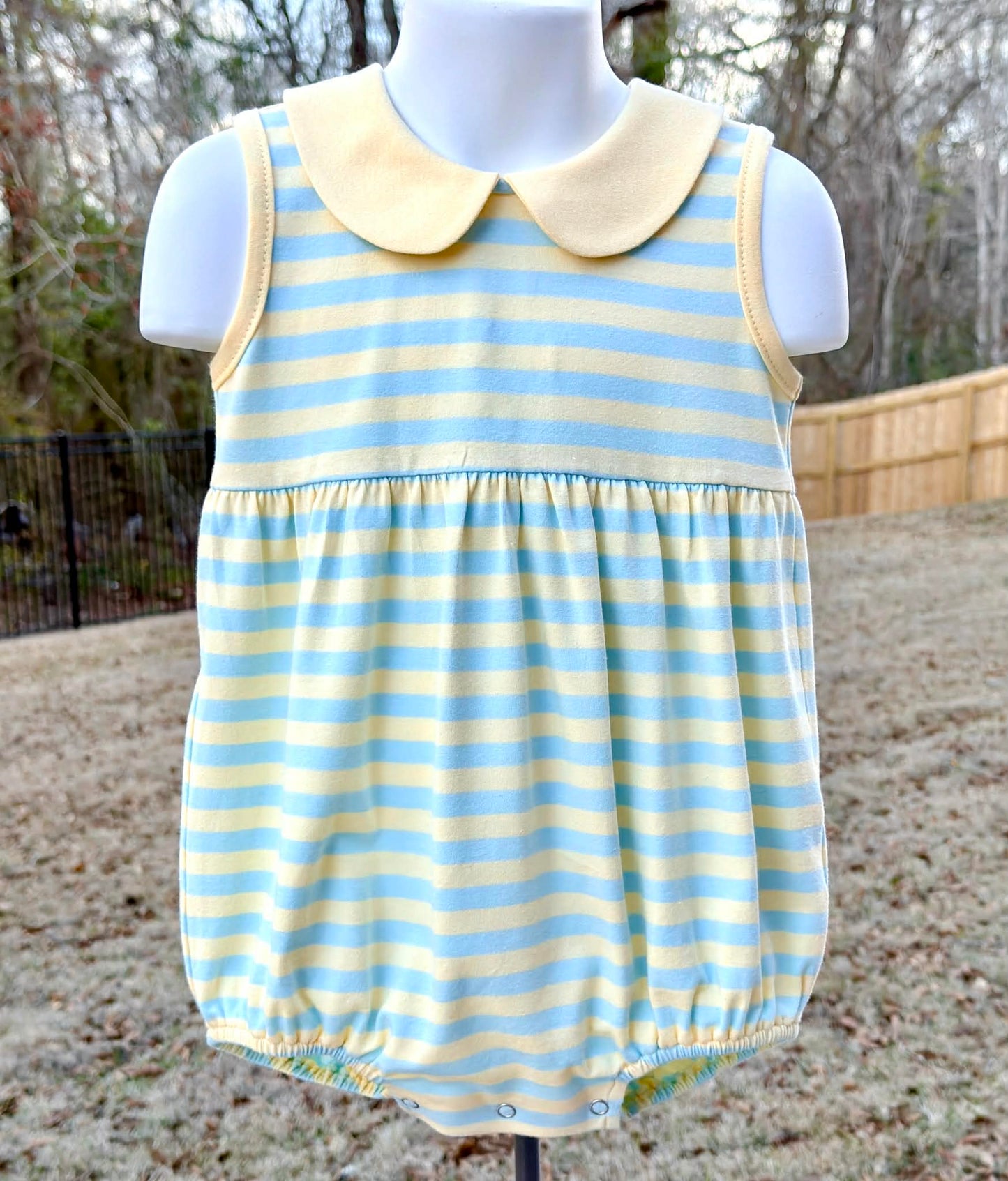 Summer Stripe Sleeveless Charlie Bubble