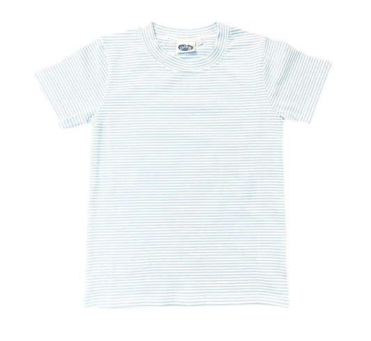 Blue Stripes SS Crewneck