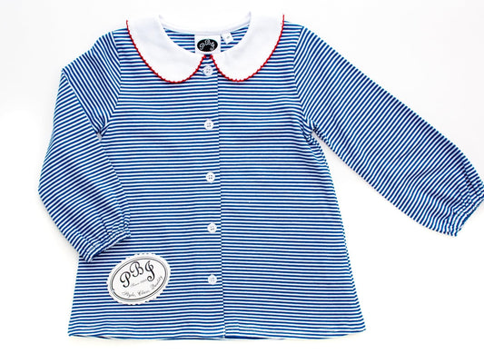 Alex Navy stripes top