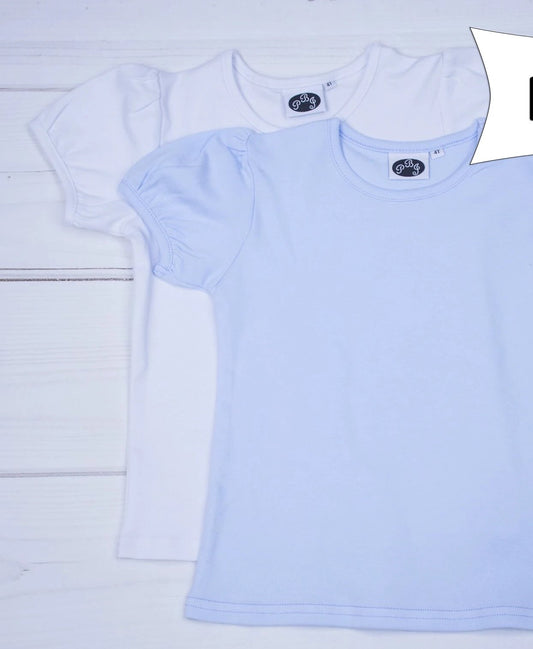 Cap sleeves plain tee