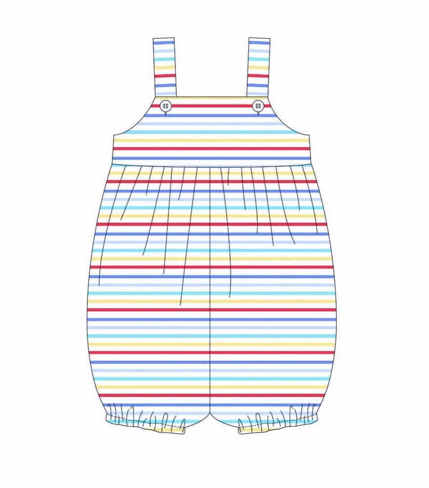 Multi stripes unisex bubble