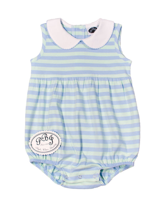 Seaside Stripe Unisex Sleeveless Bubble