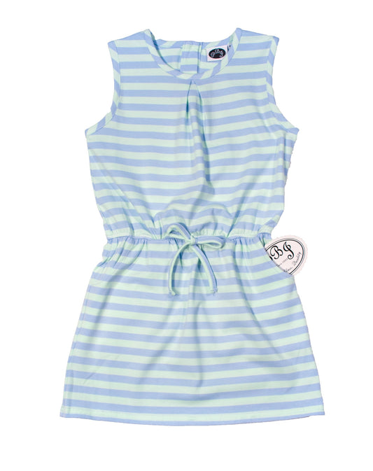 Seaside Stripe Sleeveless Harper Dress