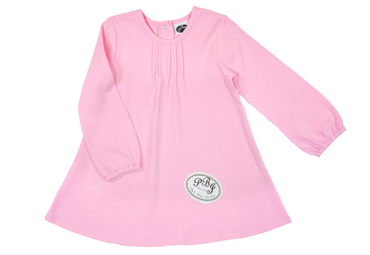 Pink Pintucked tunic