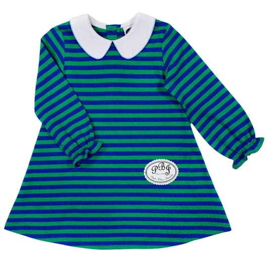 Royal/Emerald Apron dress