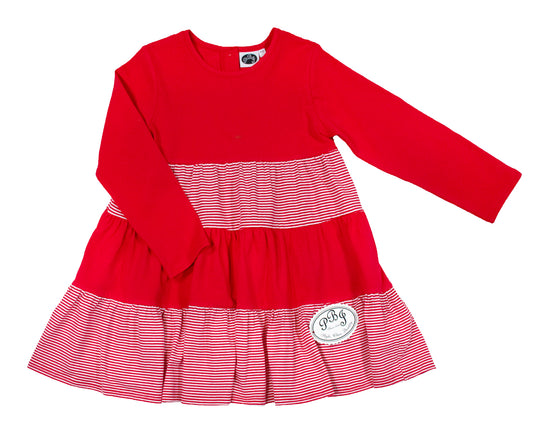 Swirly dress Red
