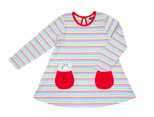 Multi stripes Swing top