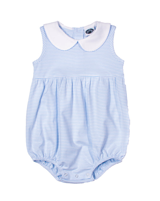 Sleeveless Charlie Bubble Blue stripes