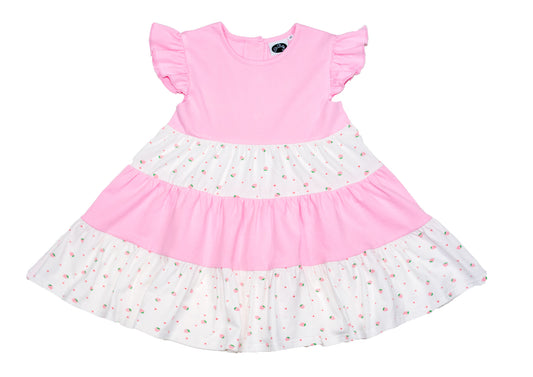 Strawberry swirly dress