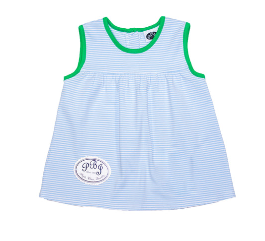 Blue w/ Emerald Noah top