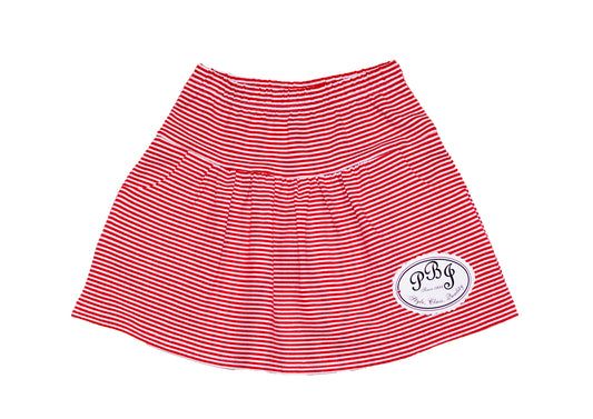 Red stripes Debbie skirt*